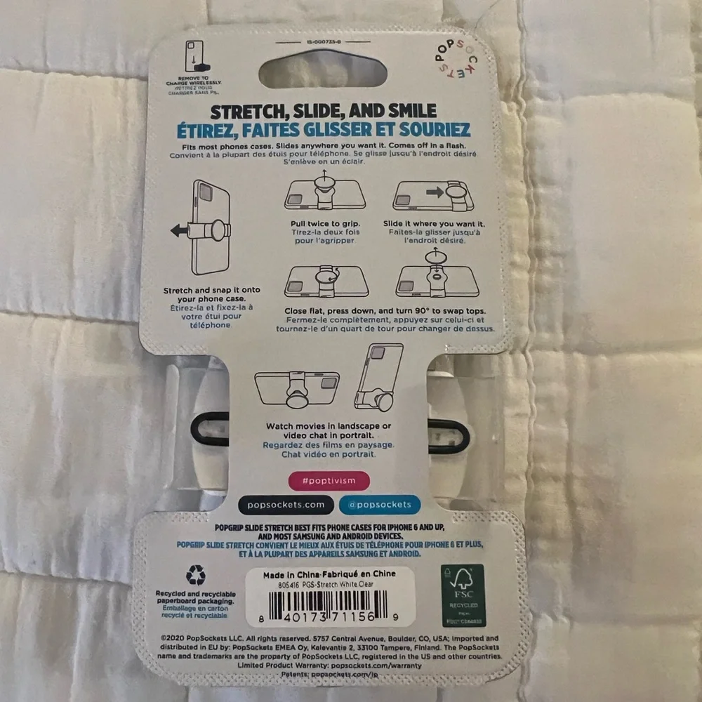 NWT pop socket